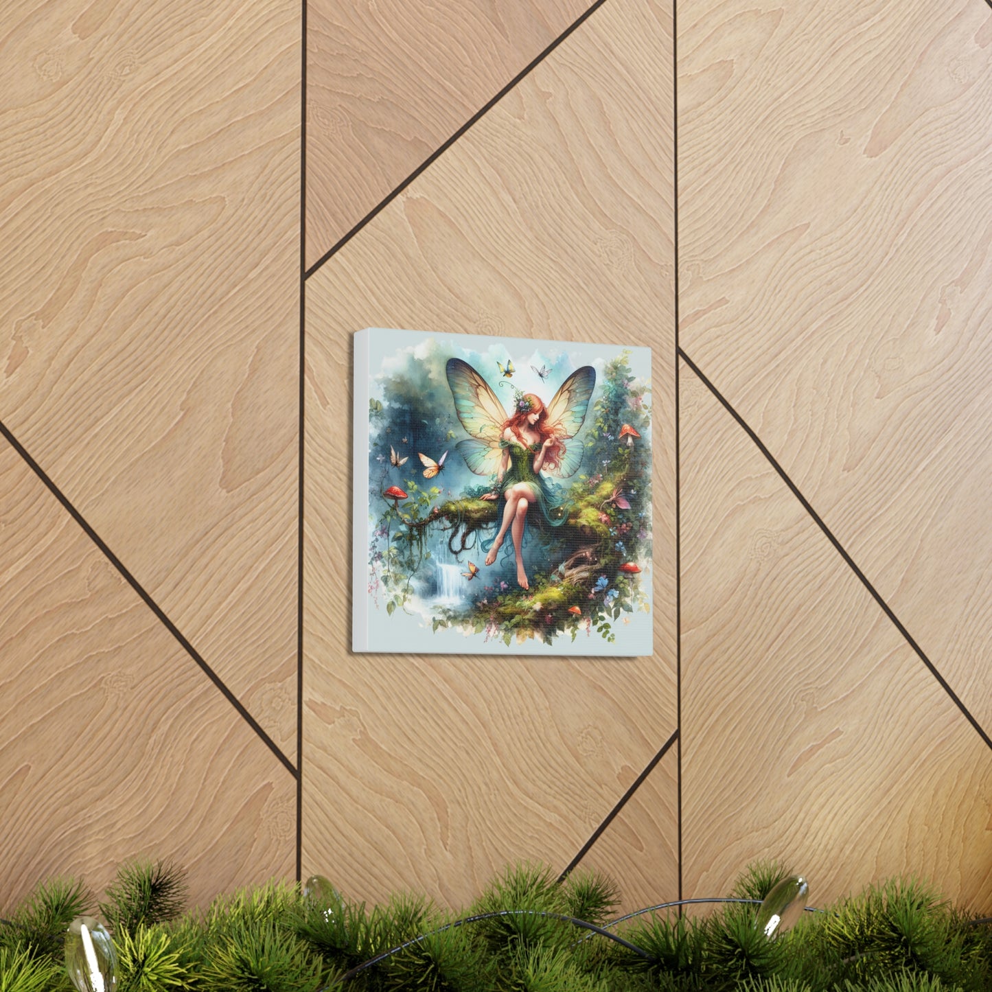 Fairy Canvas Print - Mystical Artwork, Ethereal Woodland Scene