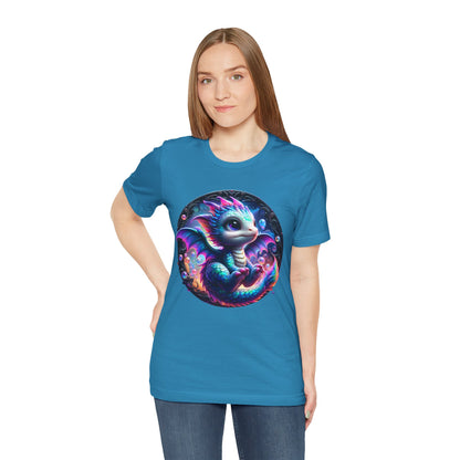 Baby Dragon T-Shirt - Whimsical Creature Art Tee, Unisex, Soft Cotton - Perfect for Fantasy and Dragon Enthusiasts