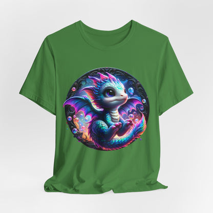 Baby Dragon T-Shirt - Whimsical Creature Art Tee, Unisex, Soft Cotton - Perfect for Fantasy and Dragon Enthusiasts