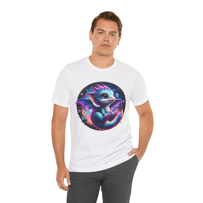 Baby Dragon T-Shirt - Whimsical Creature Art Tee, Unisex, Soft Cotton - Perfect for Fantasy and Dragon Enthusiasts